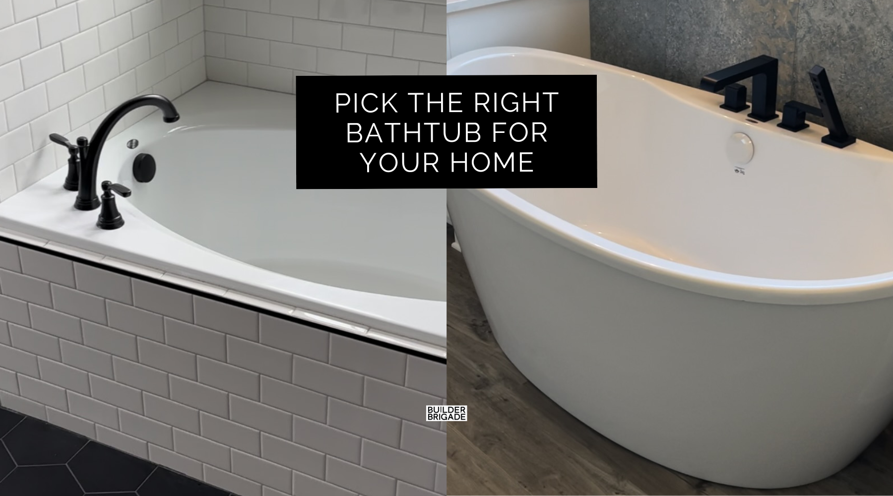 Pick The Right Bathtub For Your Home Build …