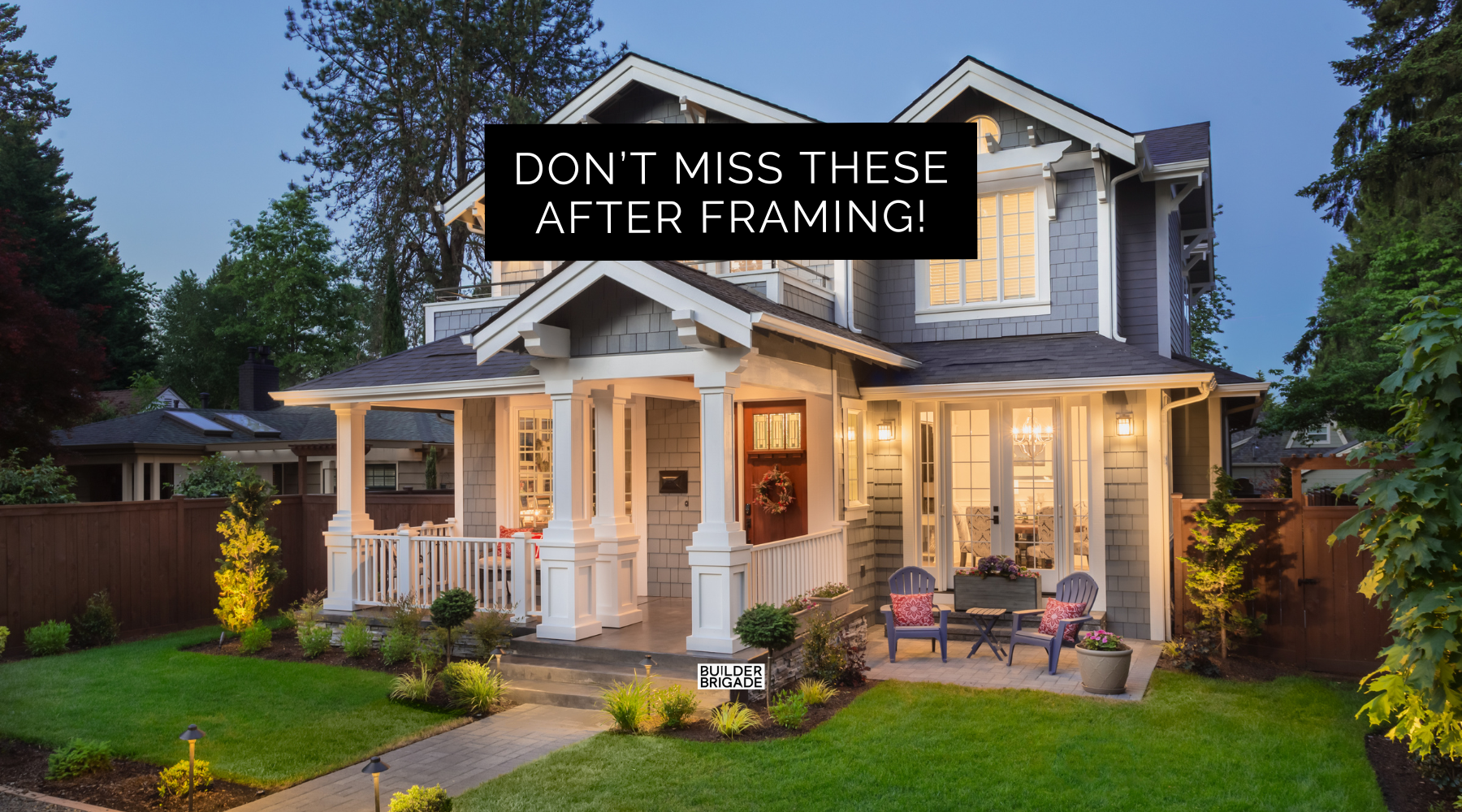 What Most People Miss After Framing Their House