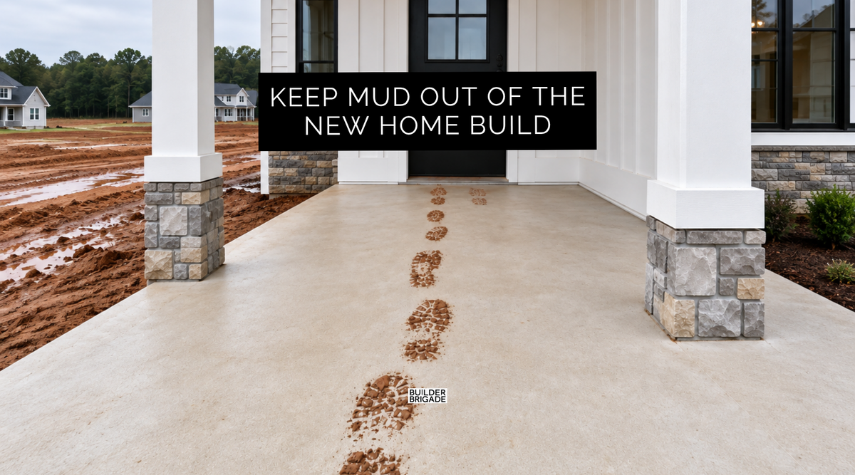 Keep Mud Out of Your New Home Build