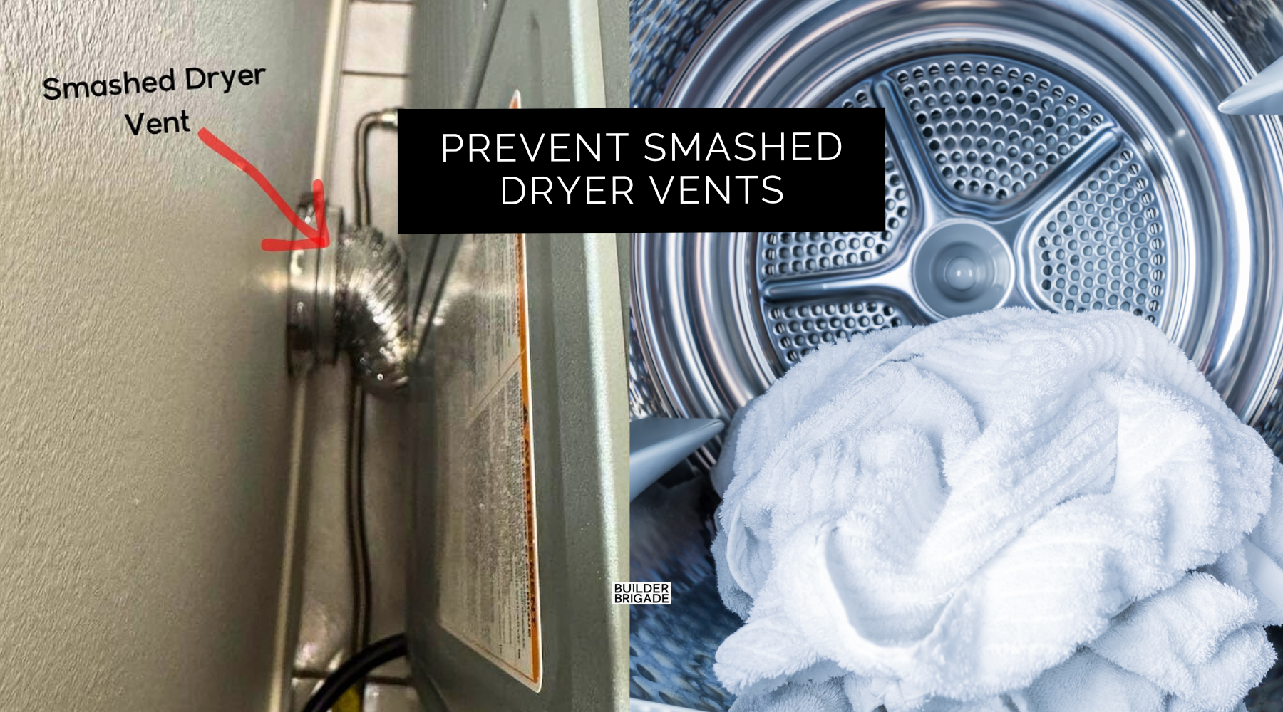 Don’t Let Your Dryer Vent Get Crushed