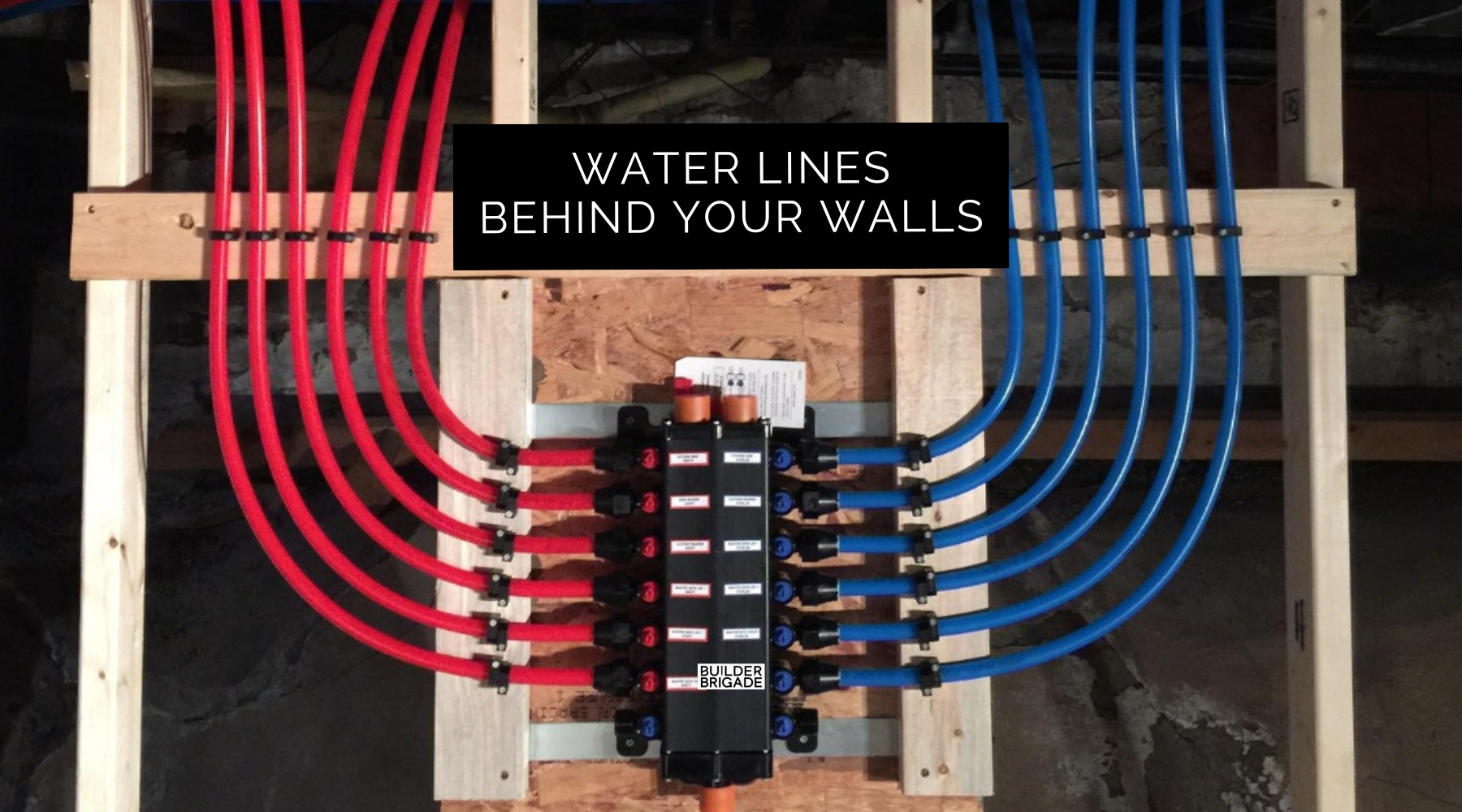 Which Water Lines Should Go Behind Your Walls?