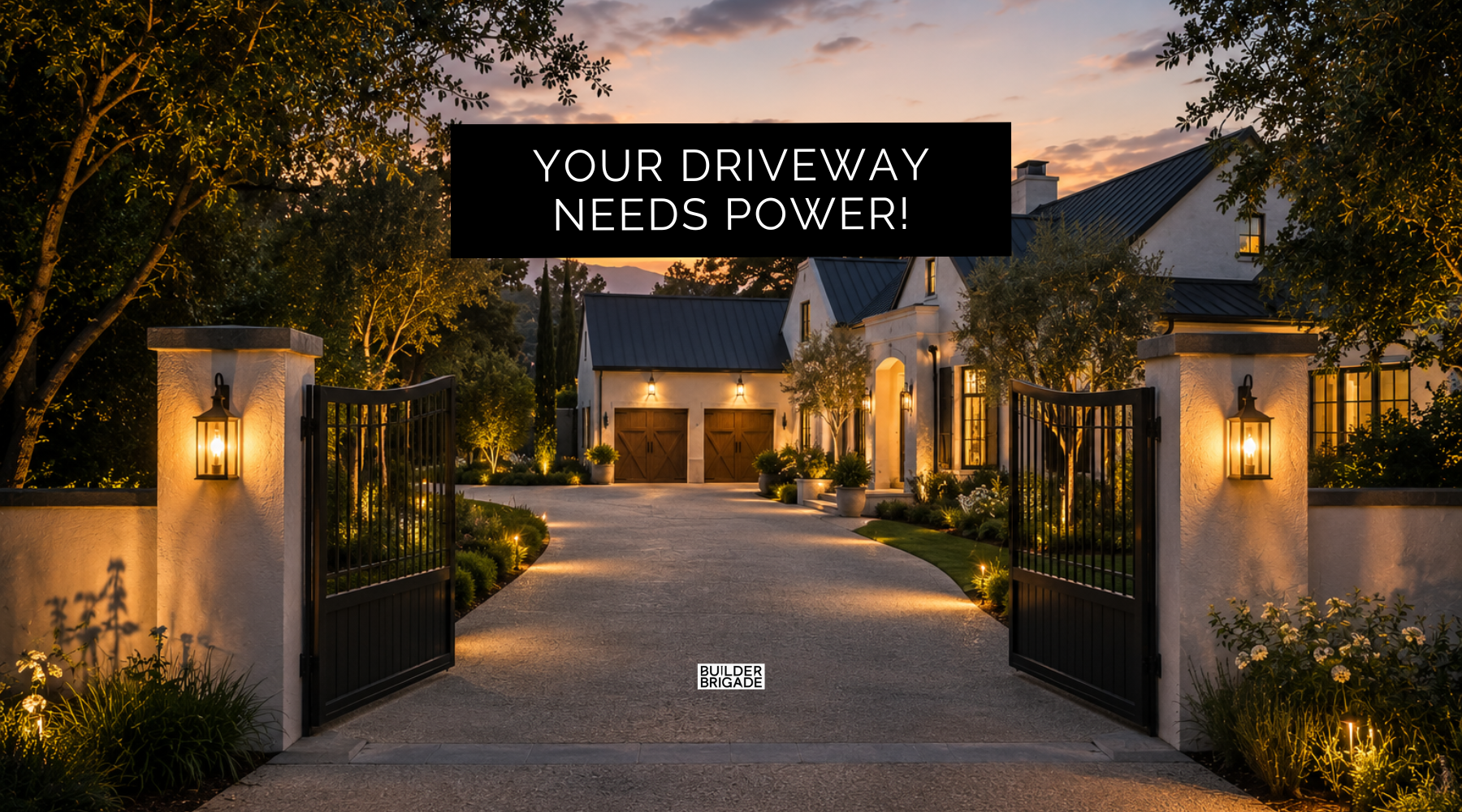 Don't Forget Your Driveway Needs Power Too