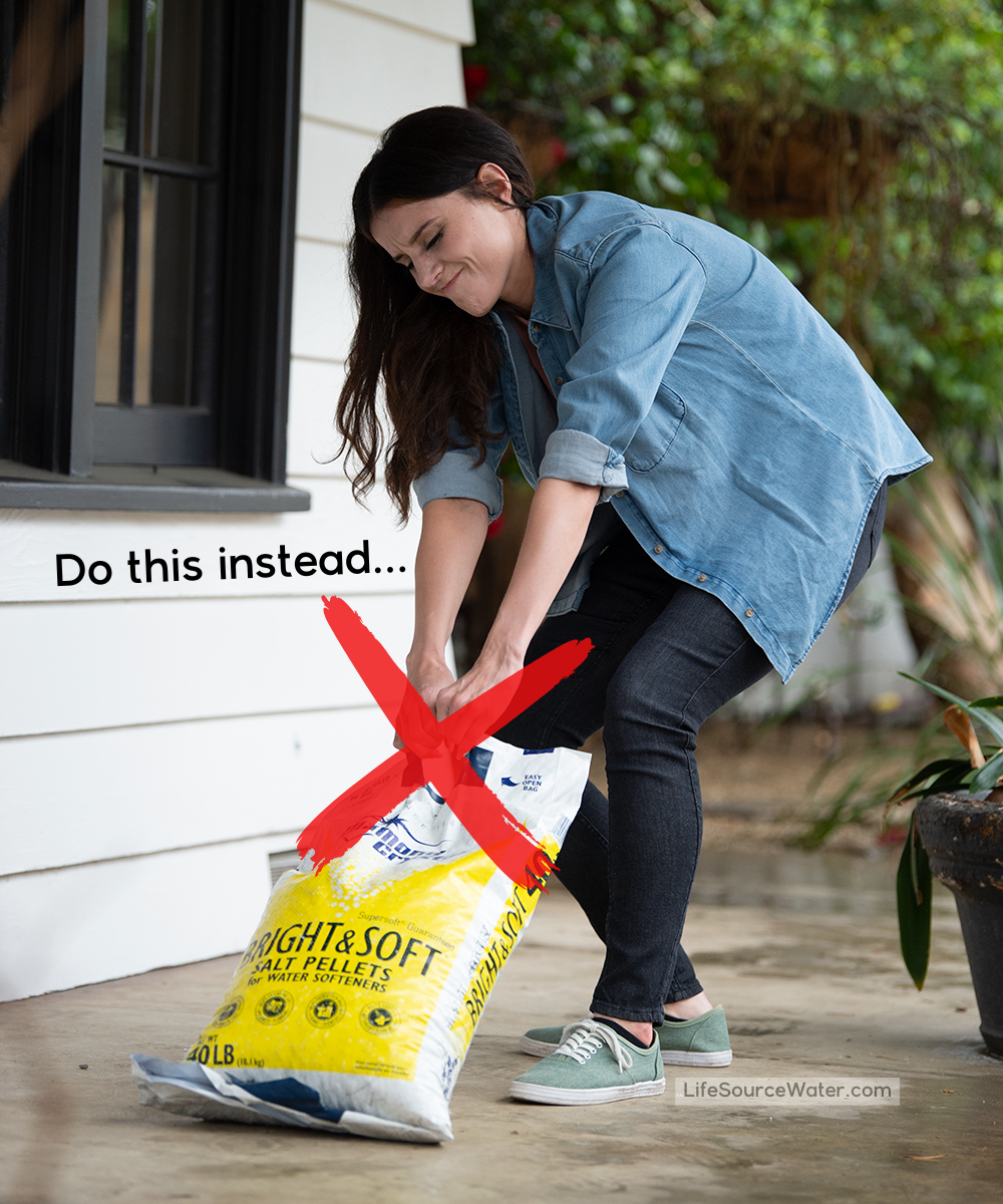 Add a Slide for your water softener salt... đ