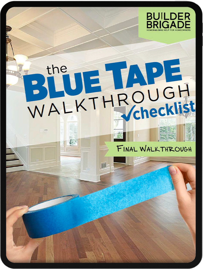 The Blue Tape Walkthrough Checklist