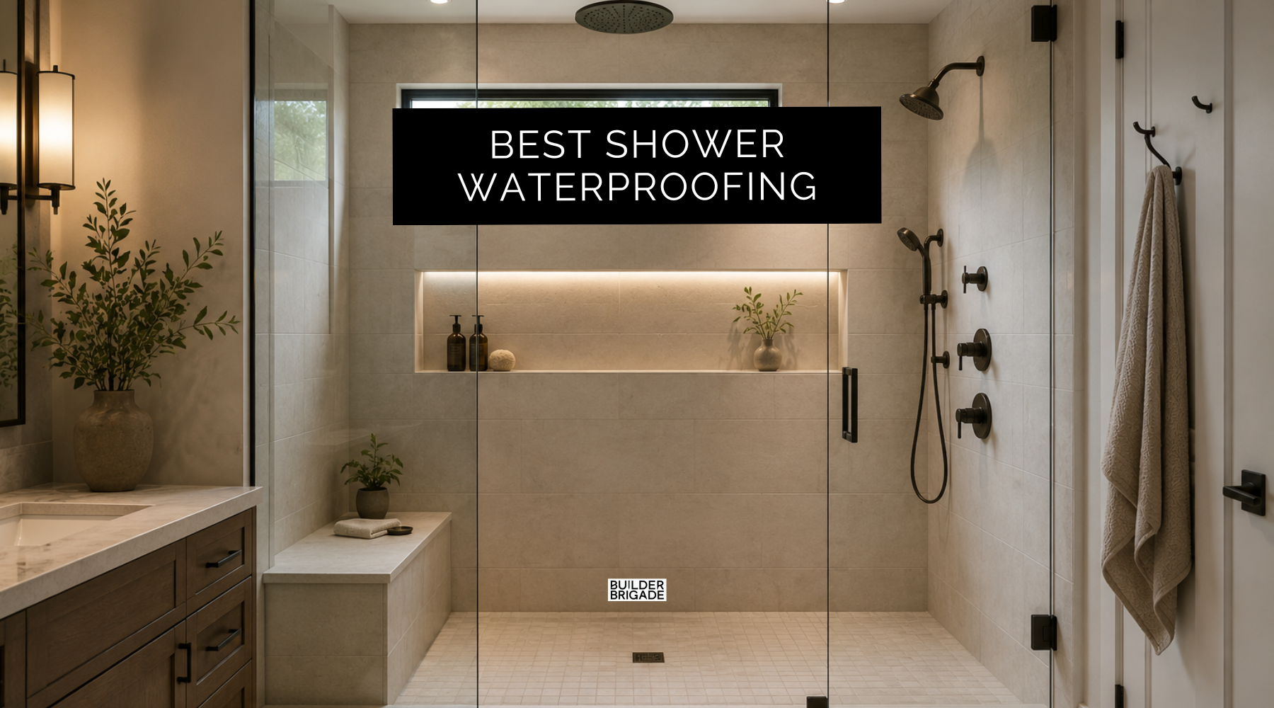 3 common ways to waterproof a shower
