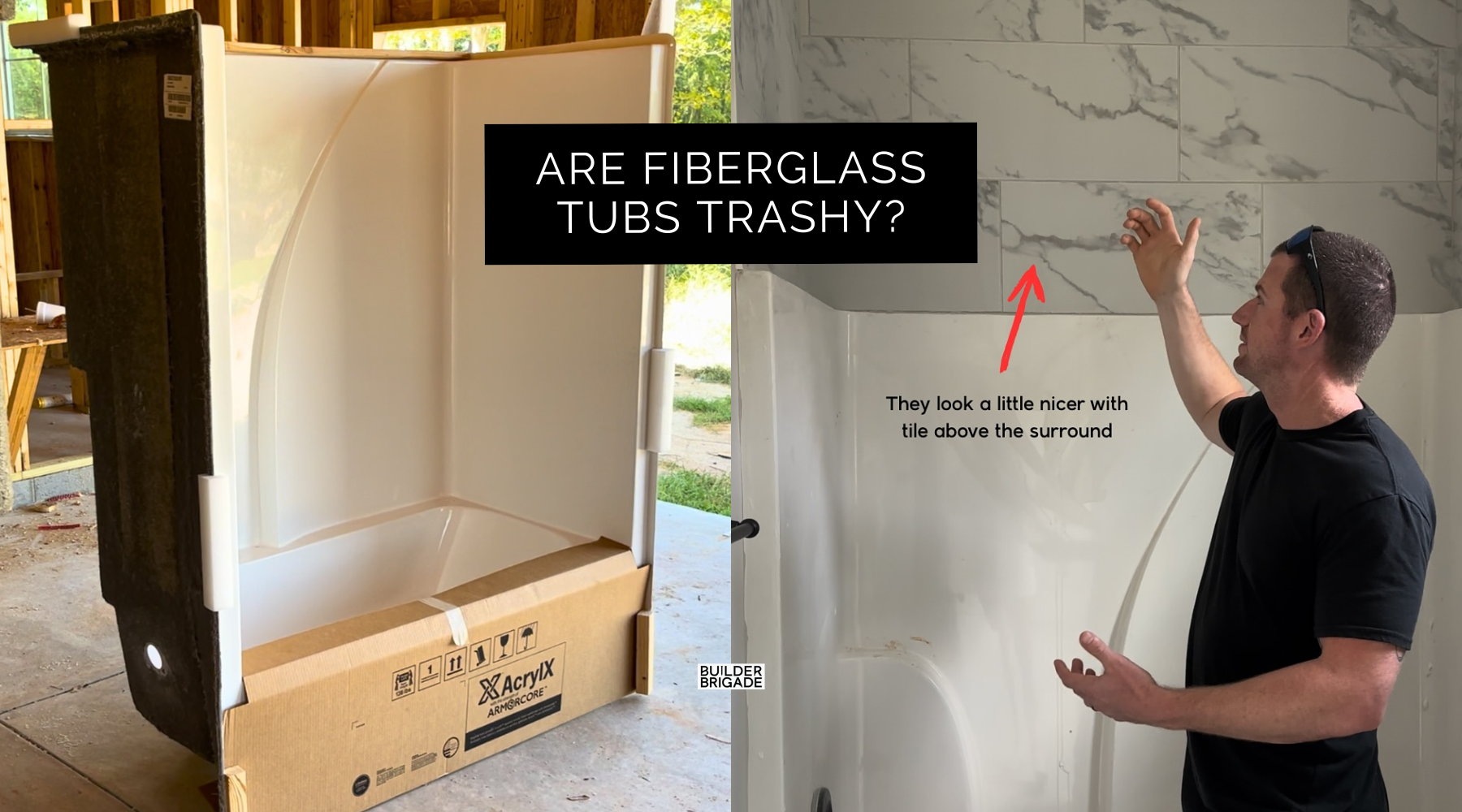 Are Fiberglass Tubs Trashy?
