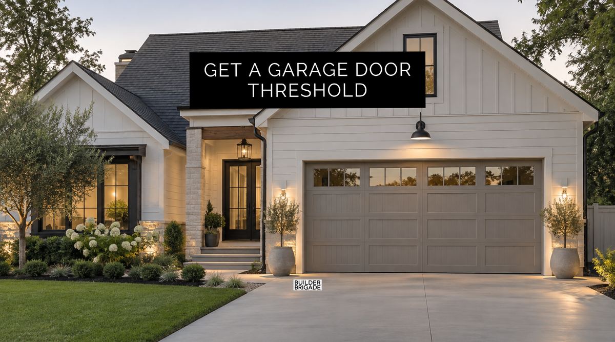 Make Sure Your Garage Gets a Garage Door Threshold