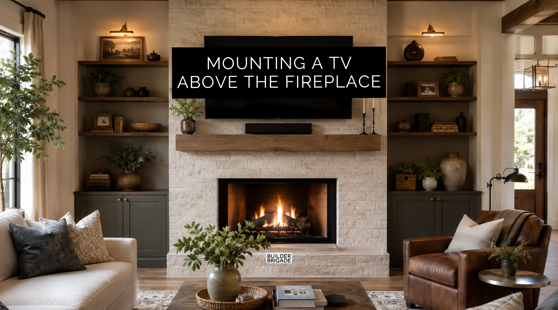 Mounting a TV Above the Fireplace? Plan These First