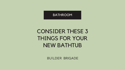 Consider these 3 things when choosing a bathtub