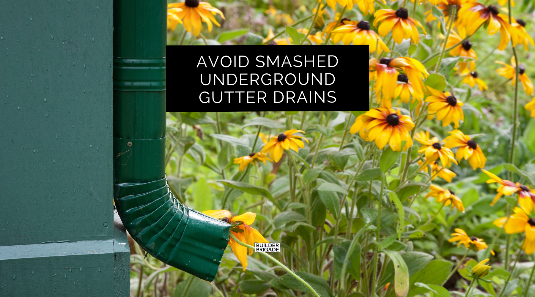 How To Avoid Smashed Underground Gutter Drains