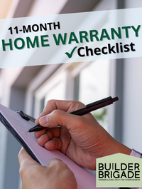 11-Month Home Warranty Checklist cover
