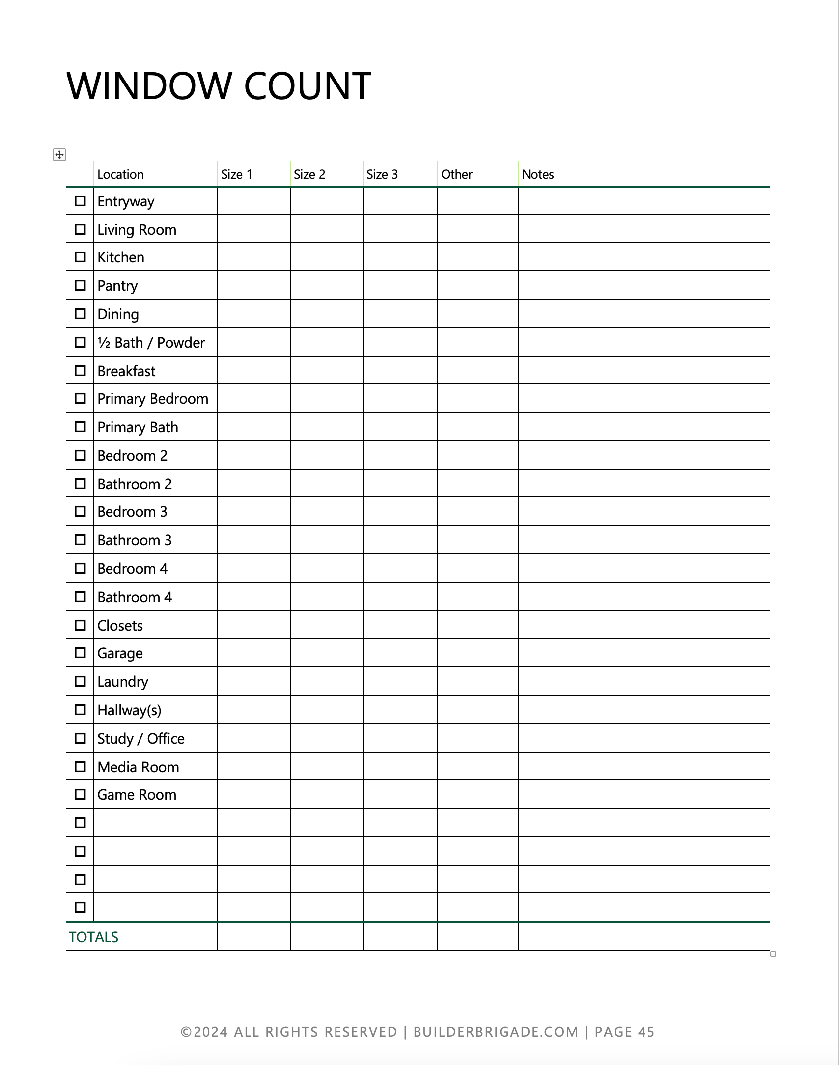 House Design Checklist Are You Building A Home? Create A PDF Checklist