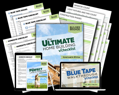 Home Building Checklists