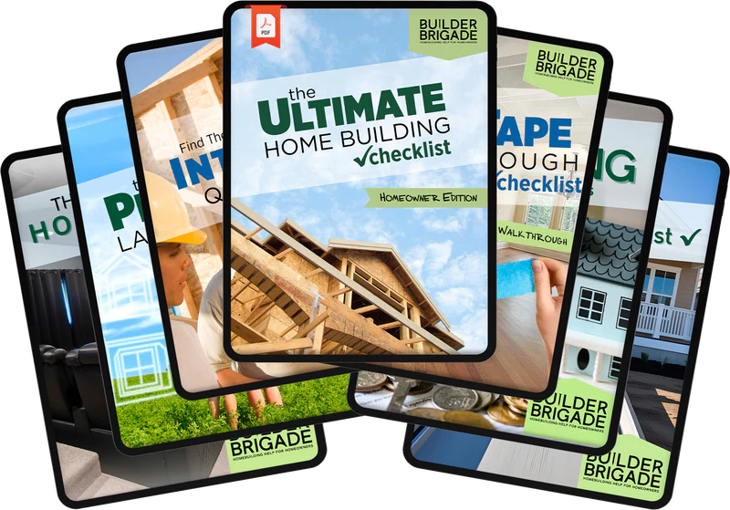 The Ultimate Home Building Checklist bundle